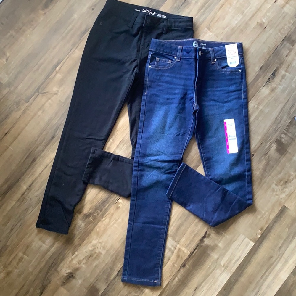 Girls skinny Jean jeggings bundle size 10/12
